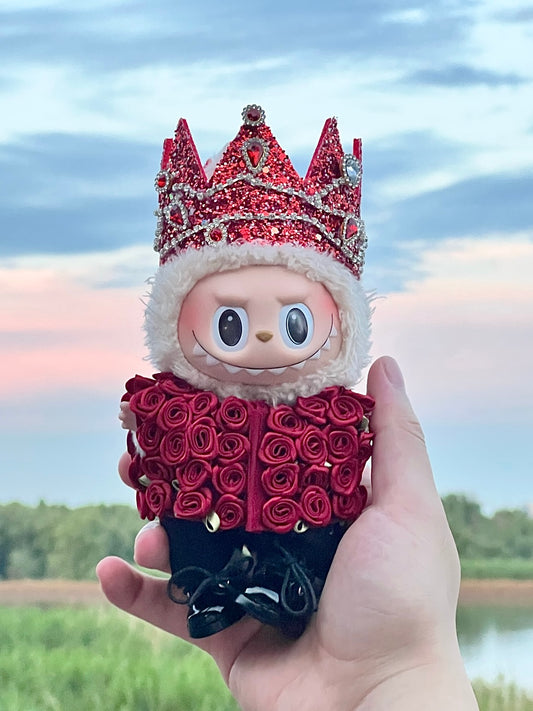 Doll Clothes Red Rose Idol Outfits Collection Fits LABUBU (GDPINK01)